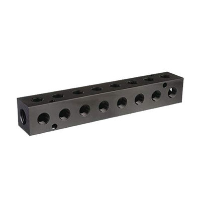 CNC Aluminum Air Water Hydraulic Blocks Manifold CNC Punching