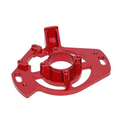 Red Auto CNC Aluminum Parts 0.01mm Cnc Machining Car Parts