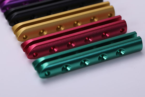 Red Auto CNC Aluminum Parts 0.01mm Cnc Machining Car Parts
