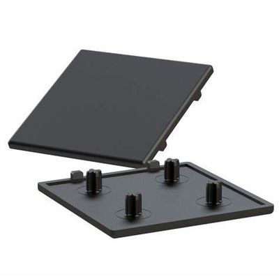 UV Protection Aluminum End Caps Aluminium Square Tube End Caps