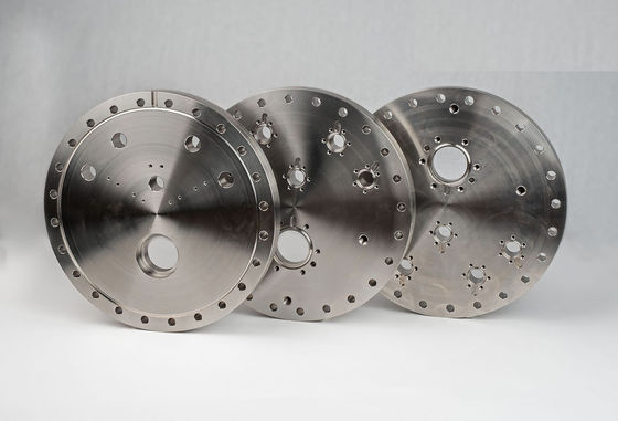 Customized Ultra High Vacuum Parts Stainless Flange Disc CNC Machining