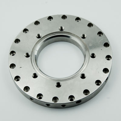 Customized Ultra High Vacuum Parts Stainless Flange Disc CNC Machining