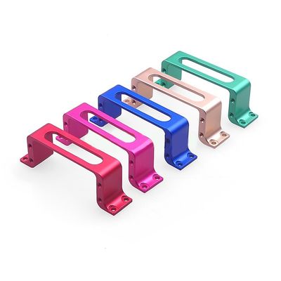 Aerospace CNC Aluminum Bracket Purple Green Aircraft Aluminum Alloys