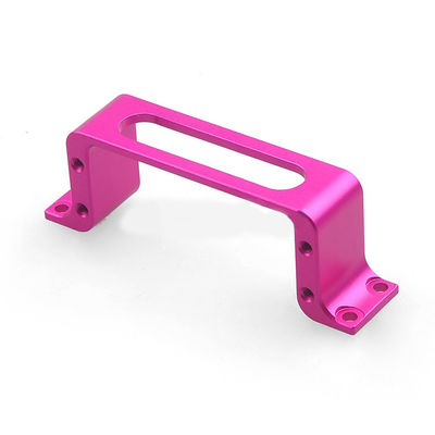 Aerospace CNC Aluminum Bracket Purple Green Aircraft Aluminum Alloys