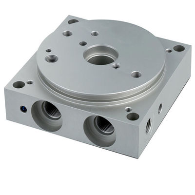 Anodized Hydraulic Valve Manifold Block CNC Machining