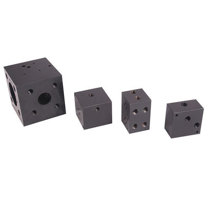 Hydraulic Solenoid Valve Block Fluid Flow Solenoid Valve Manifold Block