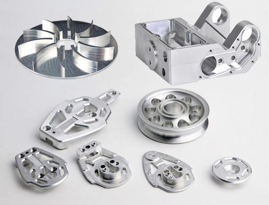 2 Axis Aluminum CNC Milling Parts Galvanized Cnc Machined Metal Parts