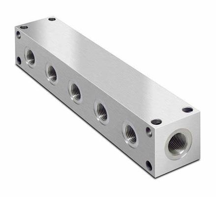 Parallel Scheme 5 Station Hydraulic Manifold High Pressure Manifold Blocks