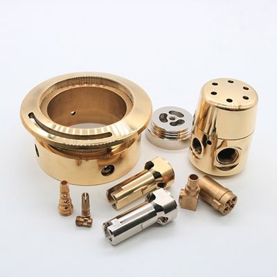 Bronze CNC Precision Machining Parts 0.01mm Aerospace Machined Components